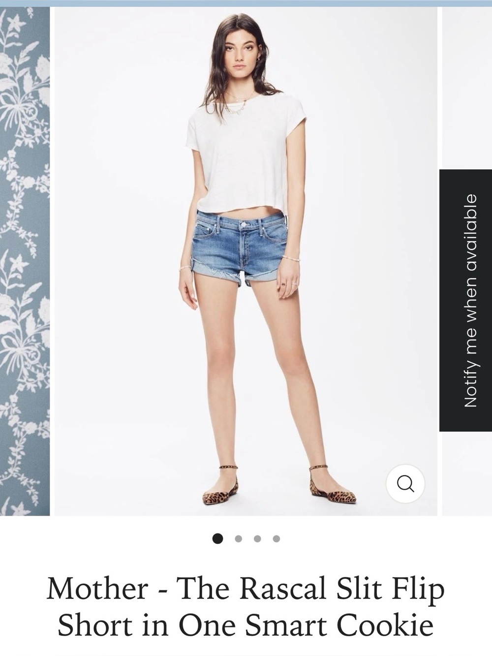 Mother The Rascal Slit Flip Short size 25